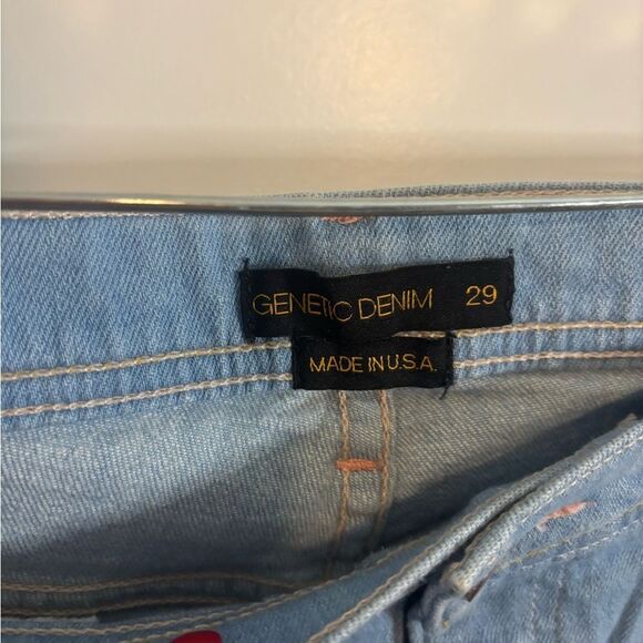 Genetic Denim Light Blue Jean Shorts size 29 EUC - Picture 2 of 3